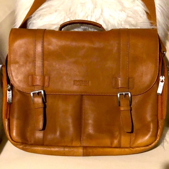 Mens Kenneth Cole Reaction Briefcase - Picture 1 of 17